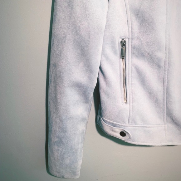 Faux suede Moto jacket - Picture 6 of 8